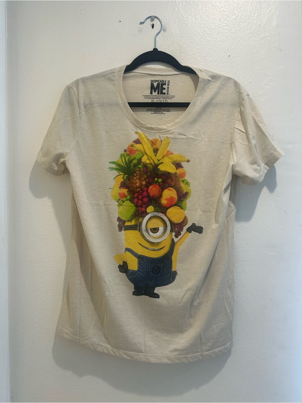 Universal Women’s Minion Fruit Stack Graphic Tee - Cream